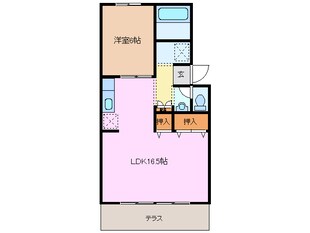 阿倉川駅 徒歩9分 1階の物件間取画像